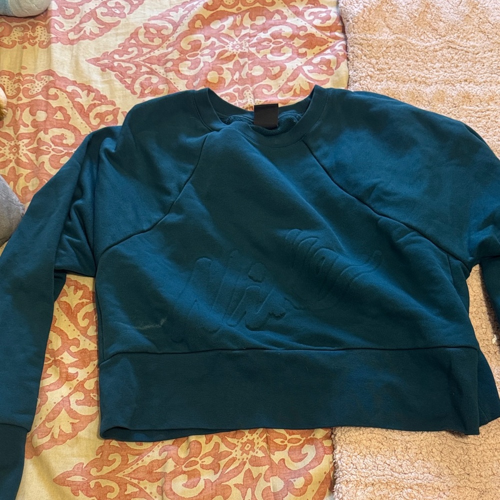 Nike Teal Crewneck Sweatshirt for Women